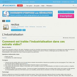 Analyse de vidéos sur la Révolution industrielle