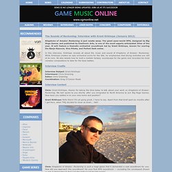 The Sounds of Reckoning: Interview with Grant Kirkhope (January 2012)