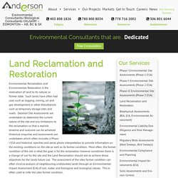 Land Reclamation and Restoration