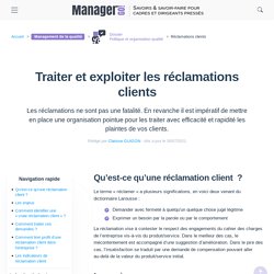 Réclamations clients : comment les gérer et les utiliser ?