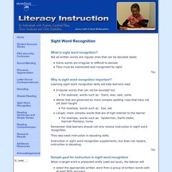 Literacy Instruction for Individuals with Autism, Cerebral Palsy, Down Syndrome, and Other Disabilities