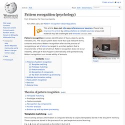 Pattern recognition (psychology)