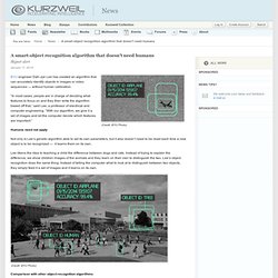 A smart-object recognition algorithm that doesn’t need humans