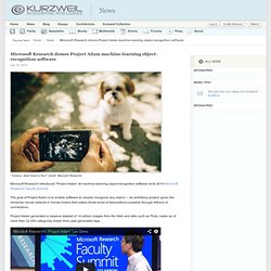 Microsoft Research demos Project Adam machine-learning object-recognition software
