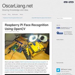 Raspberry Pi Face Recognition Using OpenCV