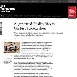 Augmented Reality Meets Gesture Recognition