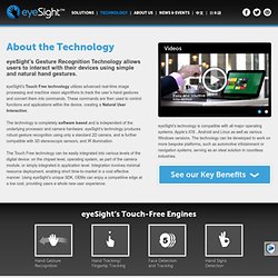 eyeSight’s Gesture Recognition TechnologyEyeSight