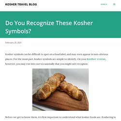 Do You Recognize These Kosher Symbols?