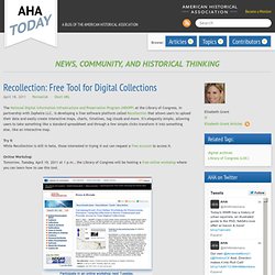 Recollection: Free Tool for Digital Collections