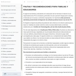 4.3 Pautas y recomendaciones · Convivencia segura en la red.