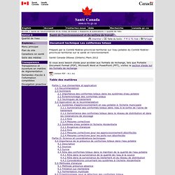 Les coliformes totaux - Recommandations pour la qualité de l'eau potable au Canada : document technique