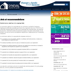 Avis et recommandations - Syndic Paris : courtier Syneval