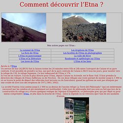 Recommandations pour découvrir le volcan Etna.