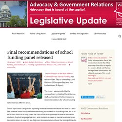 Final recommendations of school funding panel released