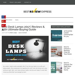 [Recommended] Best Desk Lamps 2017