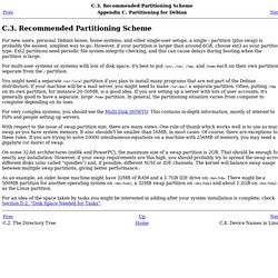 C.3. Recommended Partitioning Scheme