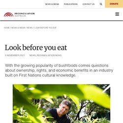 Look before you eat - Reconciliation Australia