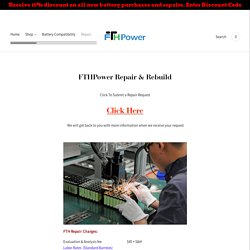 Repair of Electric bike battery