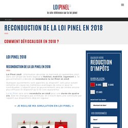 Loi Pinel 2018 : Reconduction pour 4 ans du dispositif Pinel ⇒ les détails