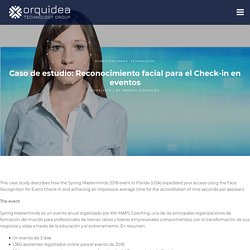 Sistema de reconocimiento facial para el registro de los eventos