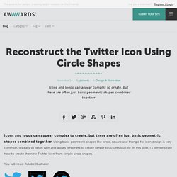 Reconstruct the Twitter Icon Using Circle Shapes
