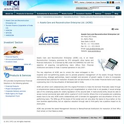 First Development Financial Institution in India - IFCI LTD