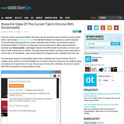 Record A Video Of The Current Tab In Chrome With Screencastify