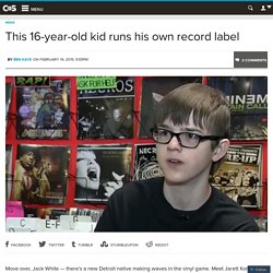 This 16-year-old kid runs his own record label