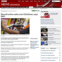 Record online sales over Christmas, says BRC
