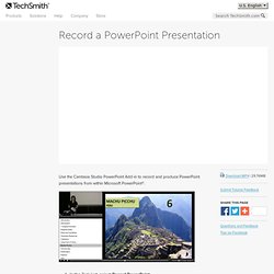 Record a PowerPoint Presentation