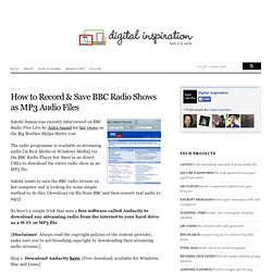 How to Record & Save BBC Radio Shows as MP3 Audio Files