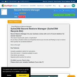 Record Restore Manager