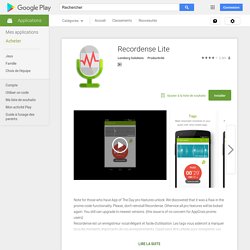 Recordense Lite