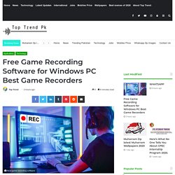 Game Recording Software No One Tell You About Game Recorder