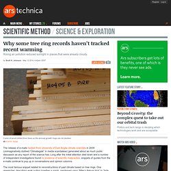 Why some tree ring records haven’t tracked recent warming