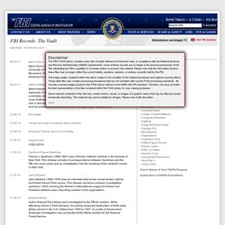 FBI records: The Vault — Anti-War Movement
