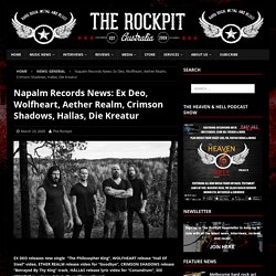 Napalm Records News: Ex Deo, Wolfheart, Aether Realm, Crimson Shadows, Hallas, Die Kreatur