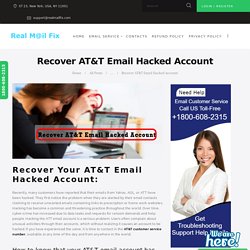 Recover AT&T Hacked Account