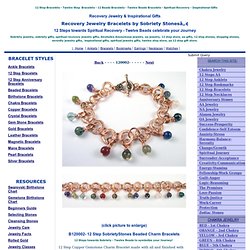 Recovery Jewelry: 12 Step Recovery Bracelets and and AA Gifts