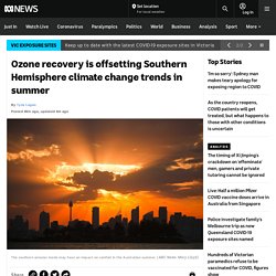 Ozone recovery is offsetting Southern Hemisphere climate change trends in summer