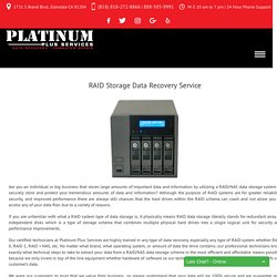 RAID Storage Data Recovery Service - Platinum Plus Services
