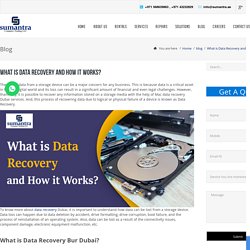 Data recovery is possible with best data recovery Dubai services