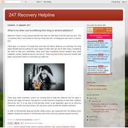 247 Recovery Helpline: What to do when you’re suffering from drug or alcohol addiction?