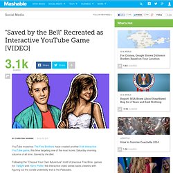 "Saved By the Bell" Recreated as Interactive YouTube Game