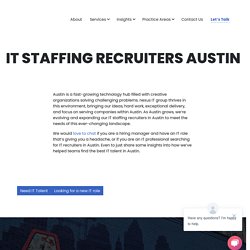Top IT Recruiters in Austin
