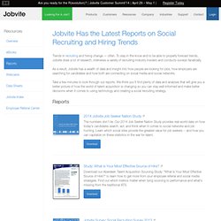 Social Recruiting Reports & Trends — Jobvite