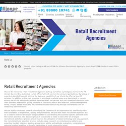 Retail Recruitment Agencies - Retail Employment Agencies