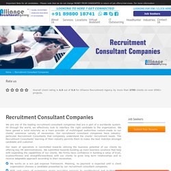 Recruitment Consultant Companies in India - Alliance International