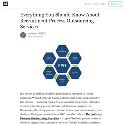 Everything You Should Know About Recruitment Process Outsourcing Services