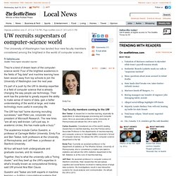 UW recruits superstars of computer-science world